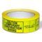 CONSTRUCTION WARNING TAPE ADHESIVE, YELLOW, 37mm x 75m