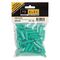 STAR PLUG GREEN 25mm (6.5mm DRILL), [100]