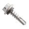 SCREW, METAL TEK 14G x 25mm HEX HEAD WITH SEAL CL4 [100]