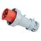 PLUG, STRAIGHT, IEC 309, IP67 4 PIN, 400V, 63A, 6H