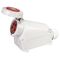 SOCKET, FIXED, SURFACE MOUNT 5P, 400V, 63A, IP67, 6H,IEC309