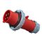 PLUG, STRAIGHT, REEFER TYPE 4PIN, 400V, 32A, IP67, 3H, IEC309