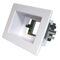 RECESSED WALL POINT, SINGLE WHITE