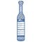 TEST TAG INDUSTRIAL PUSH CLIP COLOUR BLUE [75]