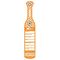 TEST TAG INDUSTRIAL PUSH CLIP COLOUR ORANGE [75]