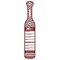 TEST TAG INDUSTRIAL PUSH CLIP COLOUR BURGUNDY [75]