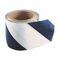 SAFETY TAPE BLUE & WHITE DIAGONAL STRIPE [50m]