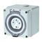 FIXED SOCKET, 4 PIN 40A, ROUND IP66 SERIES