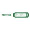TEST TAGS, BAT STYLE GREEN (MAR~MAY) [100]