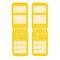 TEST TAGS, H/DUTY RECT YELLOW (SEP~NOV) [100]