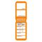 TEST TAGS, H/DUTY RECT ORANGE (JAN~JUNE) [100]