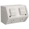 OUTLET DOUBLE IP53 WEATHERPROOF