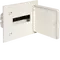 Small distributor,golf,flush,1row,8M,IP40,MS-terminal,ANZ,N+PE,white door