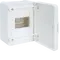Small distributor,golf,surface,1row,IP40,4M,MS-terminal,ANZ,N+PE,white door