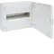 Small distributor,golf,surface,1row,IP40,12M,MS-terminal,ANZ,N+PE,white door
