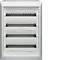 Enclosure, NewVegaD, 837x550x150mm, 96 modules, flush-mounted, distribution