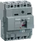 Moulded Case Circuit Breaker h3 x160 TM ADJ 4P4D N0-100% 80A 25kA CTC