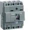 Moulded Case Circuit Breaker h3 x160 TM ADJ 4P4D N0-100% 160A 25kA CTC