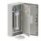 DB, elite, 24/18Pole, 160A Isolator Twin, 8 Modules, grey,1200x600x250mm