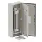 DB, elite, 36/30Pole, 250A Direct Twin, 8 Modules, grey, 1400x600x250mm