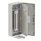 DB, elite, 36/30Pole, 160A Isolator Twin, 8 Modules, grey,1400x600x250mm