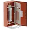 DB, elite, 48Pole, 250A Direct 2x8Mod+26 Mod, orange,1400x600x250mm