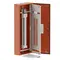 DB, elite, 48/42Pole, 200A MCCB Twin, 8 Modules, orange, 1600x600x250mm