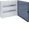 Small distributor,golf,surface,2row,IP40,36M,MS-terminal,ANZ,N+PE,transpare door