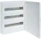 Small distributor,golf,surface,3row,IP40,54M,MS-terminal,ANZ,N+PE,white door