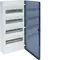 Small distributor,golf,surface,4row,IP40,48M,QC-terminal,N+PE,transparent door