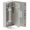 Single chassis, apex, 48 Pole,250A Isolator Twin, 6 Modules, grey,1200x600x200mm