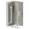 Single chassis, apex, 96Pole, 160A MCCB Twin, 6 Modules, grey, 1600x600x200mm