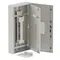 DB, apex+, 24/18Pole, 250A Direct Twin, 8 Modules, grey, 1200x600x200mm