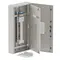 Spilt Chassis, apex+, 48Pole, 160A Isolator Twin, 6 Modules, grey,1200x600x200mm
