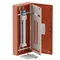 DB, apex+, 36/30Pole,250A Isolator Twin, 8 Modules,orange,1400x600x200mm