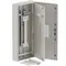 DB, apex+, 42/12Pole,160A MCCB Twin, 8 Modules, grey, 1400x600x200mm