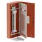 DB, apex+, 42/24Pole,250A Direct Twin, 8 Modules, orange, 1400x600x200mm