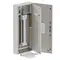 DB, apex+, 72Pole,200A MCCB Twin,8 Mod+26 Mod, grey, 1400x600x200mm