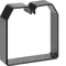 Cable retaining clip made of PVC for LKG 75x75mm black