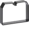 Cable retaining clip made of PVC for LKG 75x100mm black