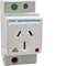 DIN mount 15A socket