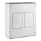 Enclosure, T-OFF range, FUSE 2*400A suits, IP20, RAL7035