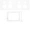 Allure 4 Gang Socket Kit MW