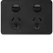 Allure Double GPO Matt Black