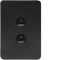 Allure 2 Gang IP44 Plate Vert MB