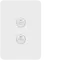 Allure 2 Gang IP44 Plate Vert
