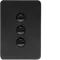 Allure 3 Gang IP44 Plate Vert MB