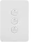 Allure 3 Gang IP44 Plate Vert MW