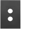 FIN 2 Gang Switch Cover MB