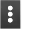 FIN 3 Gang Switch Cover MB